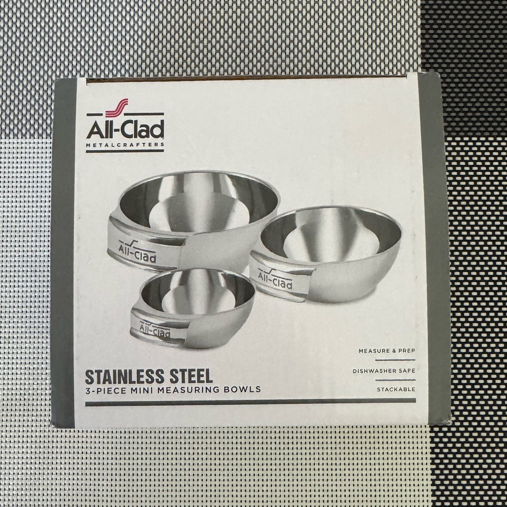 All-Clad Stainless Steel Mini Measuring Bowls